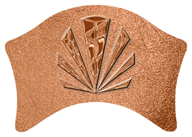 DABAN-602-CP-SH-CP Copper Sunburst Shimmer Copper